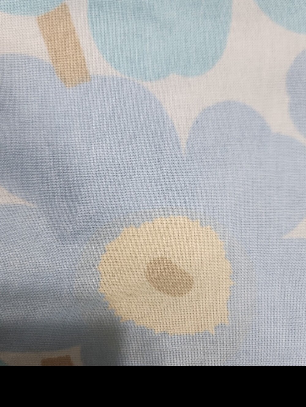Marimekko Vintage light Blue Unikko Poppy Bag - Picture 4 of 6